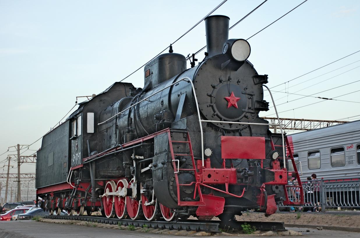 3985号蒸气火车图片