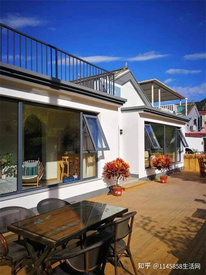 北京怀柔白河湾山水缘精品民宿四面环山芦苇摇曳有山有水可钓鱼