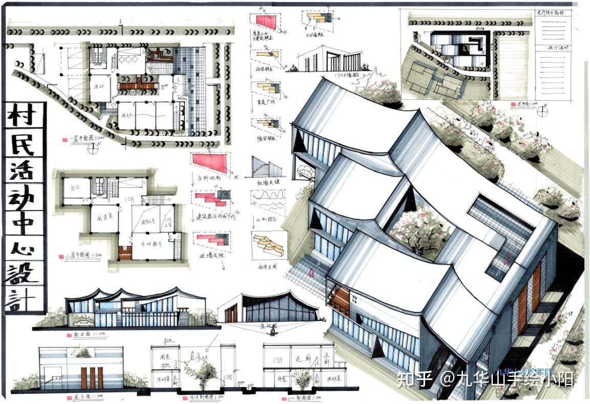 24建筑学考研优秀快题分享03 - 知乎