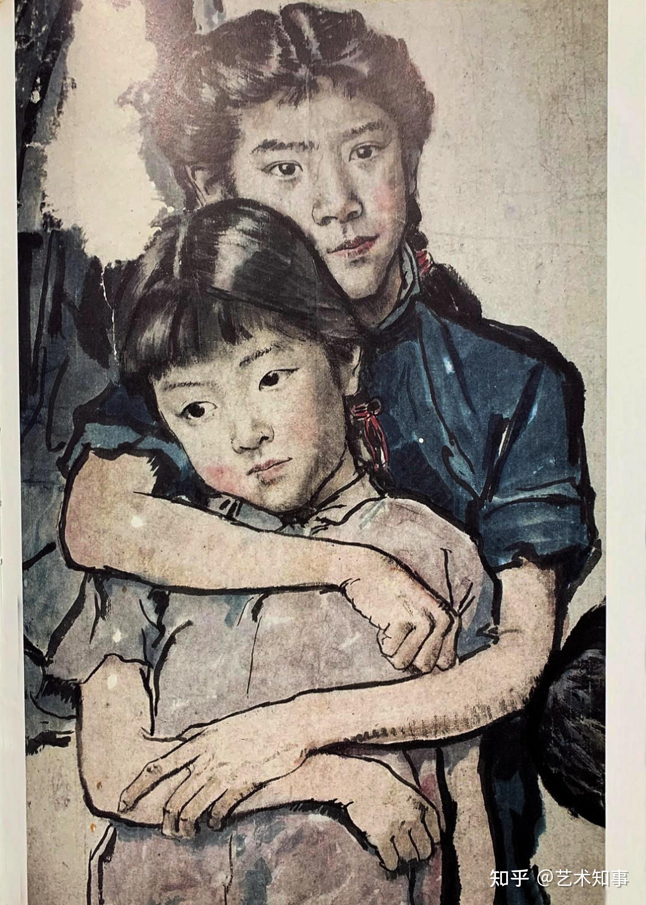 浅谈蒋兆和的水墨人物画艺术——以中国近现代名家大红袍画集为例 - 知乎