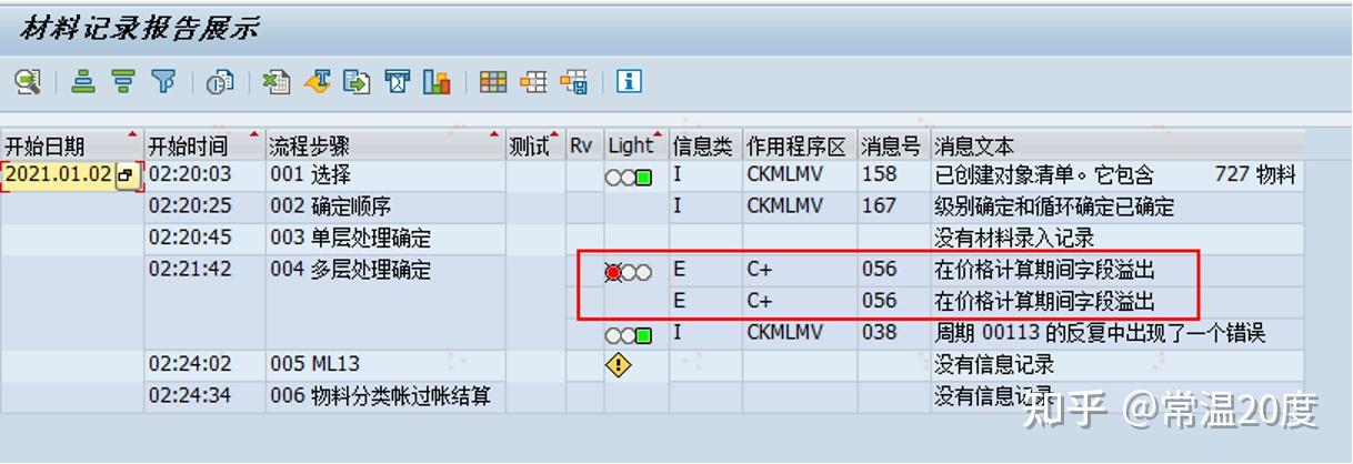 SAP-基础篇-70-物料账CKM3不收敛循环&价格溢出 - 知乎