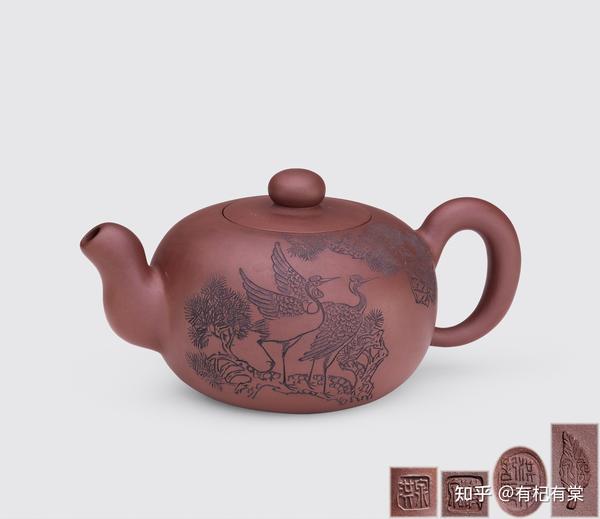 v(297) 時代 中国 唐物 在印 白泥 紫砂 煎茶碗 四客 (送料無料) 煎茶 