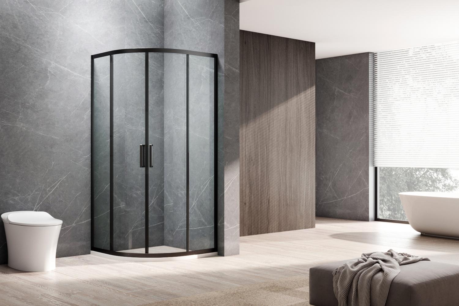 比窄更窄德立淋浴房so1极窄推拉门新品上市