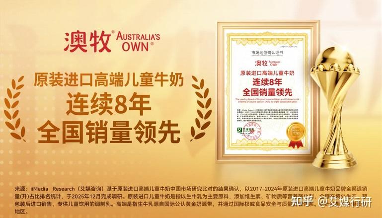 澳牧领航高端乳制品,铸就进口儿童牛奶品质标杆 - 知乎