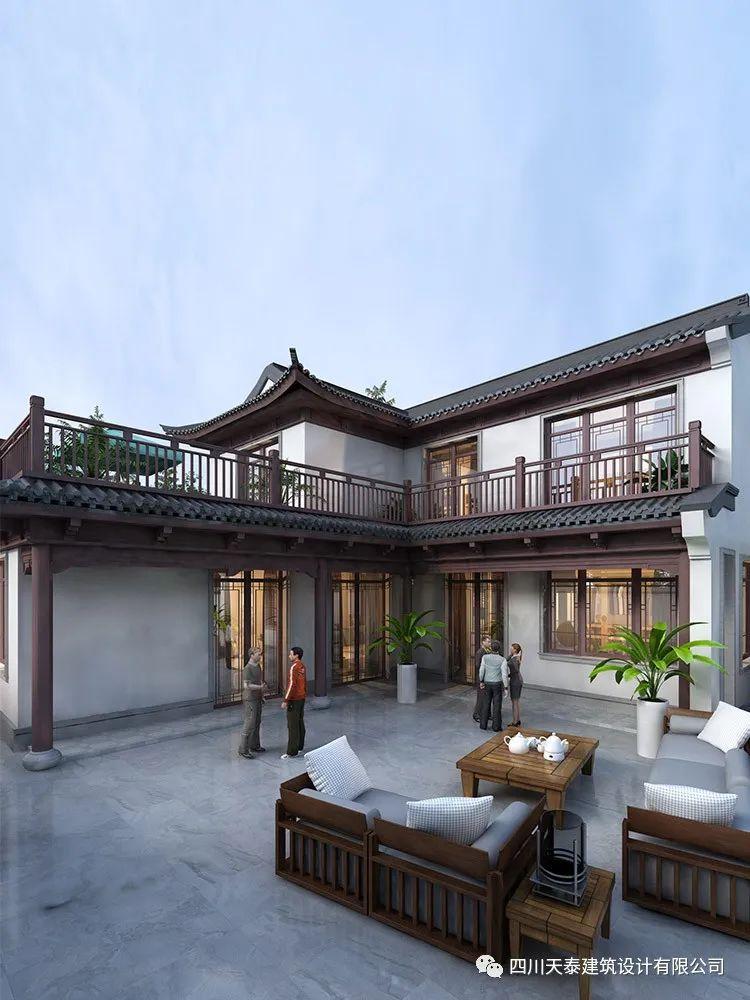 四川绵阳二层新中式别墅建房设计图纸 农村盖房子图纸 效果图 - 知乎