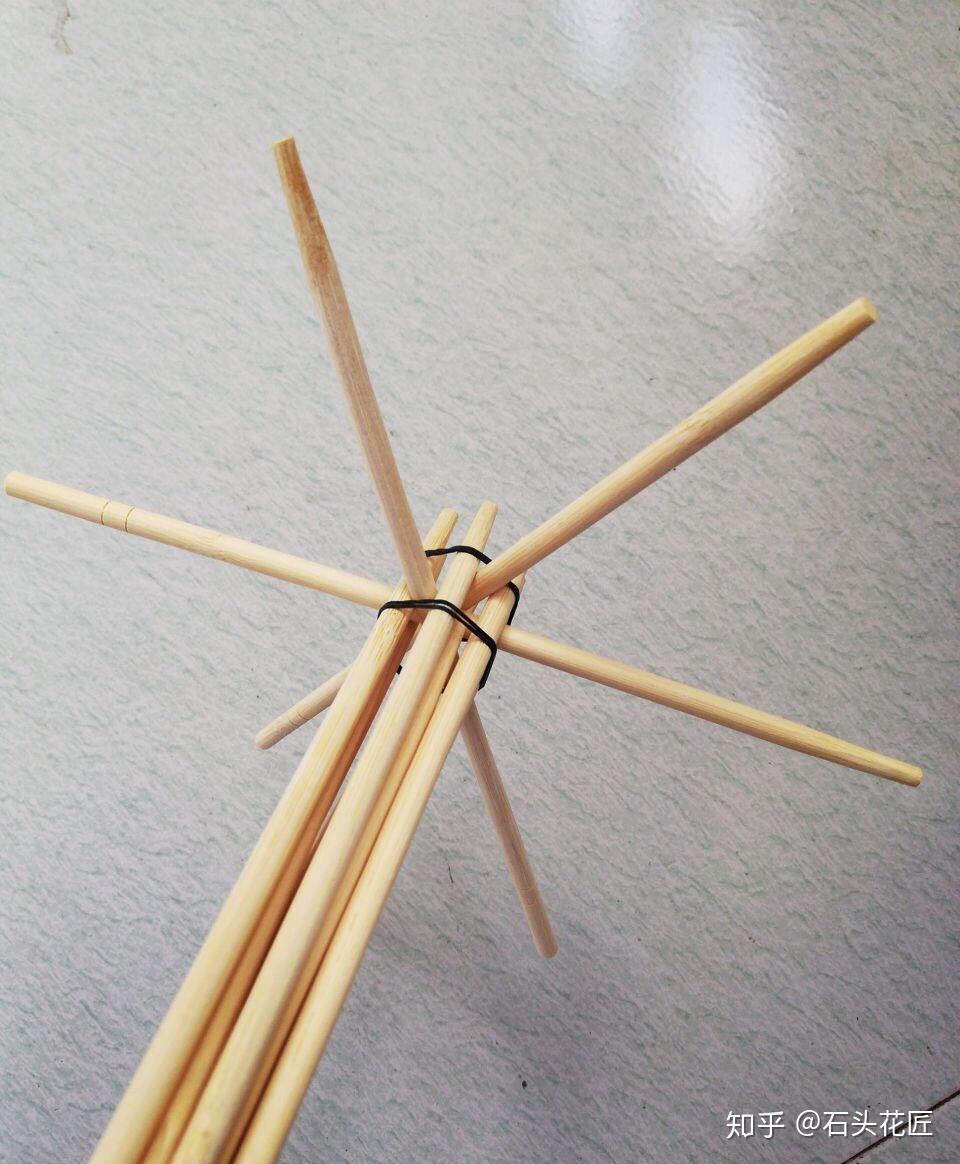 一,用筷子做支架,制作棒棒糖