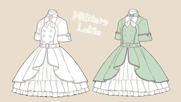 绘画教程 不同款式的裙子画法 复杂的结构 原来是简单的设计 知乎