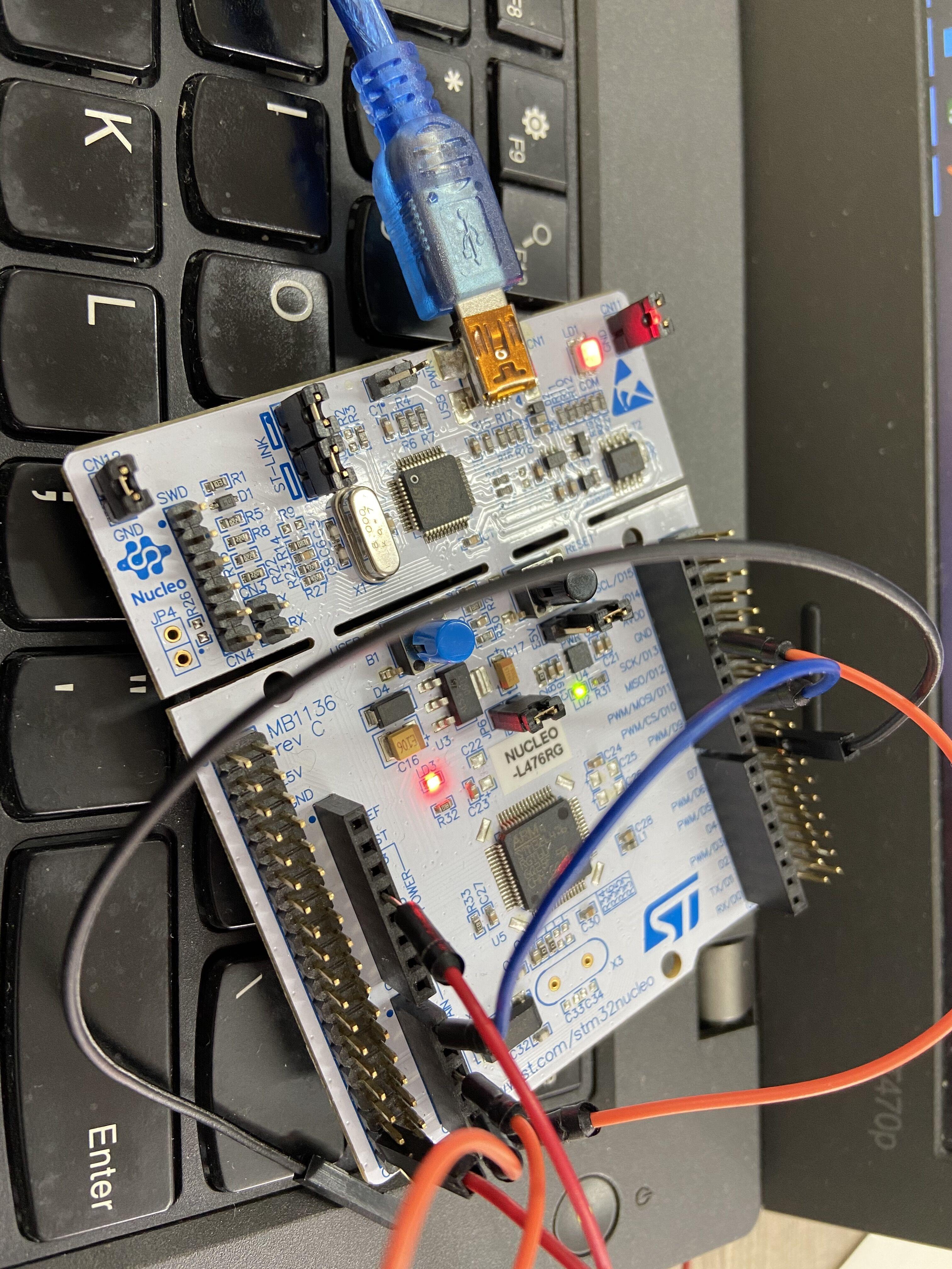 Nucleo l476rg stm32cubemx do di ai ao tim pwm capture exti uart 