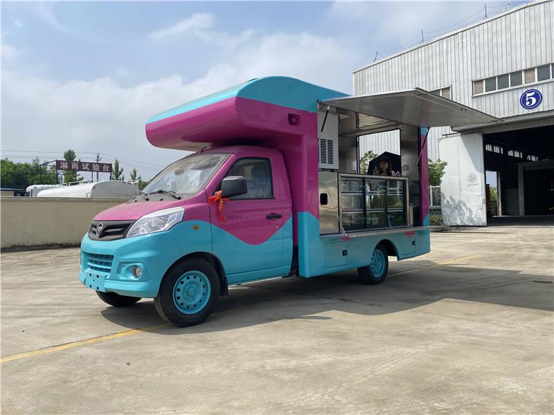 厂家直供大型流动宴会房车餐车价格