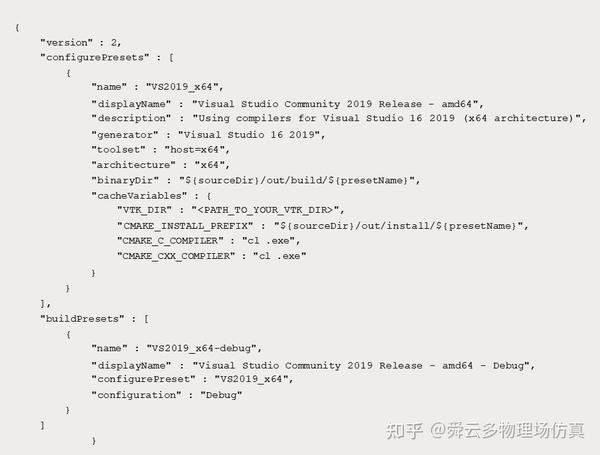  cmake preset 