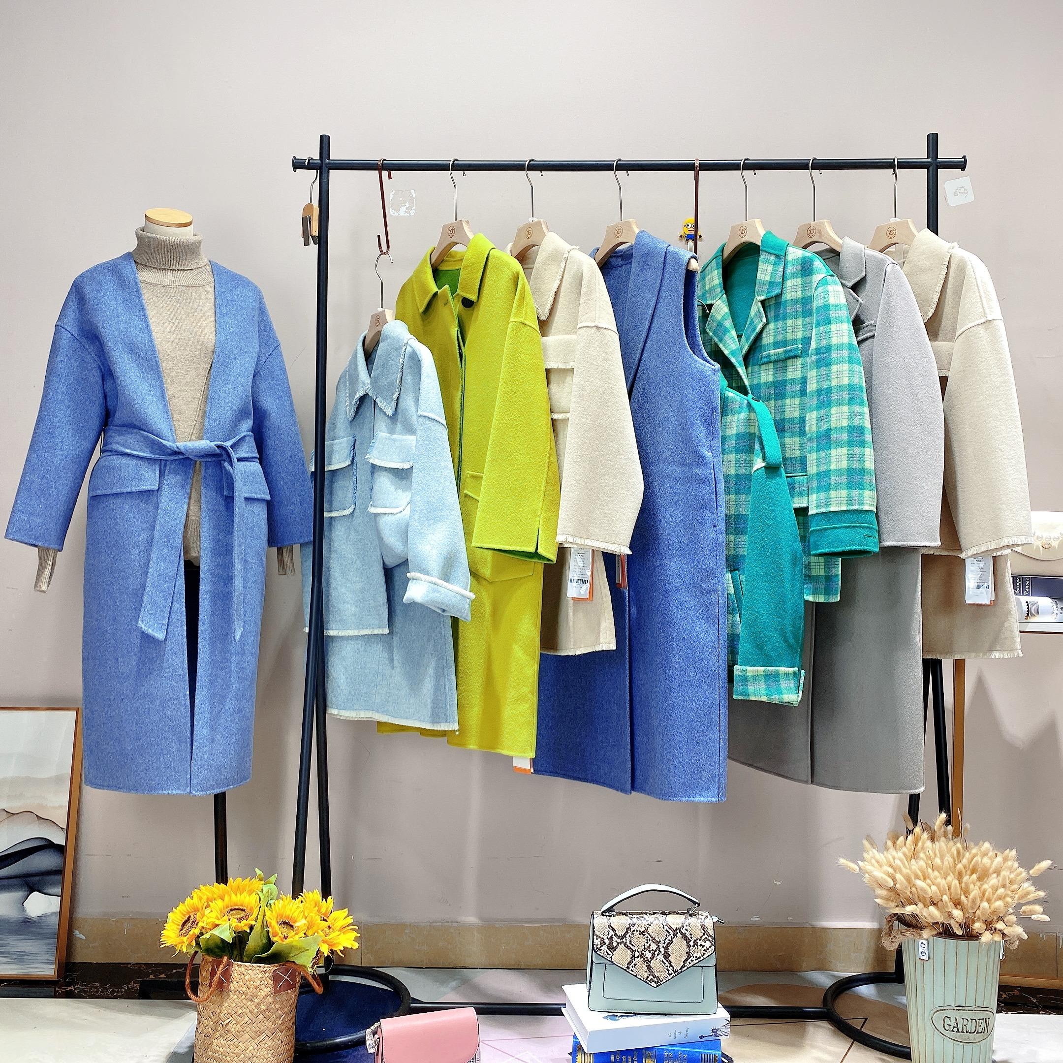 秋芭莎双面羊绒大衣20新款 高端时尚精品女装,品牌工厂纯手工缝制