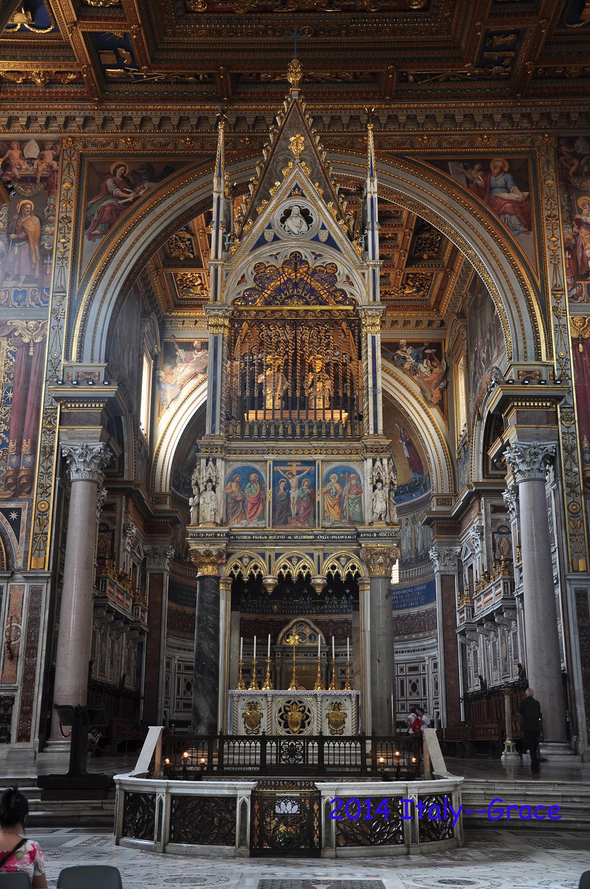 罗马-拉特兰的圣约翰大教堂(圣乔瓦尼大教堂):十二使徒雕塑【多图欣赏