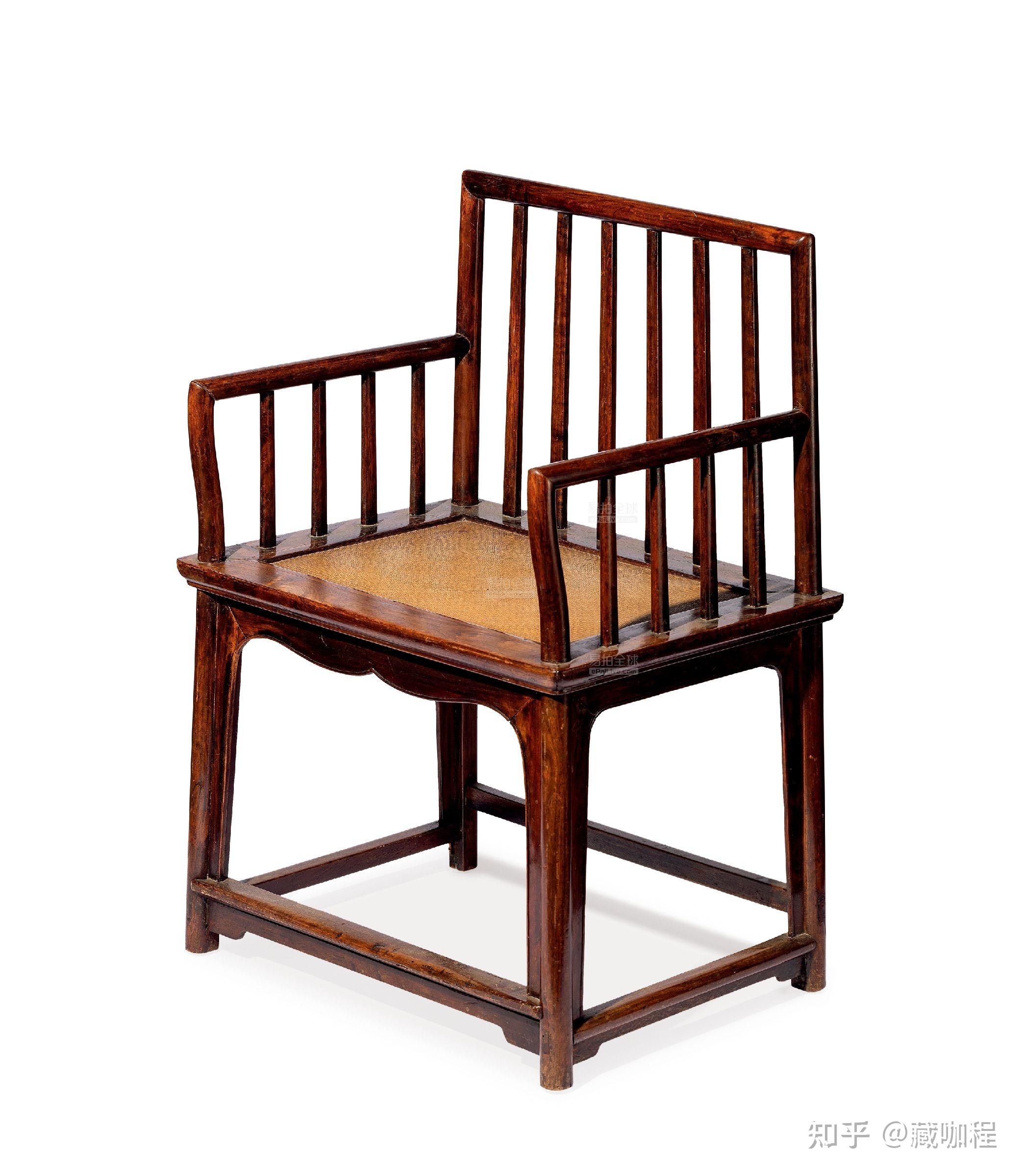 靠背扶手垂直黄花梨玫瑰椅小巧轻盈