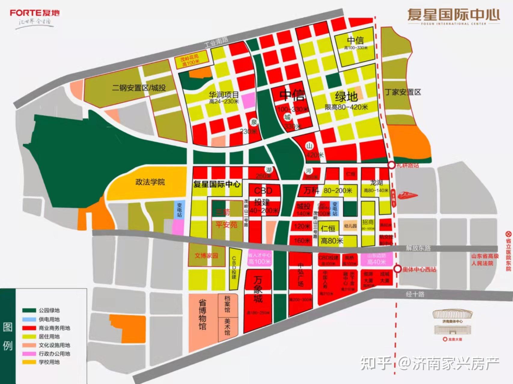 2022年 济南cbd 汉峪片区 贤文片区 盛福片区 楼盘信息整理