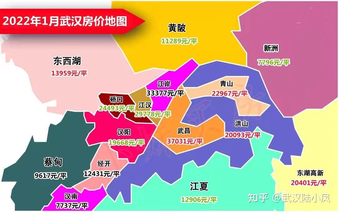 武汉最实用的房价地图 - 知乎