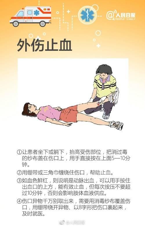 人人都应该会的急救技能!