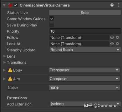 Cinemachine Camera详细讲解和使用 - 知乎