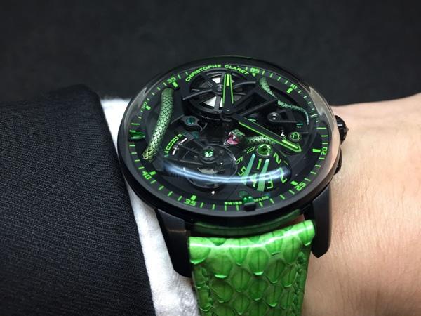 致命诱惑christopheclaret曼巴眼镜蛇腕表