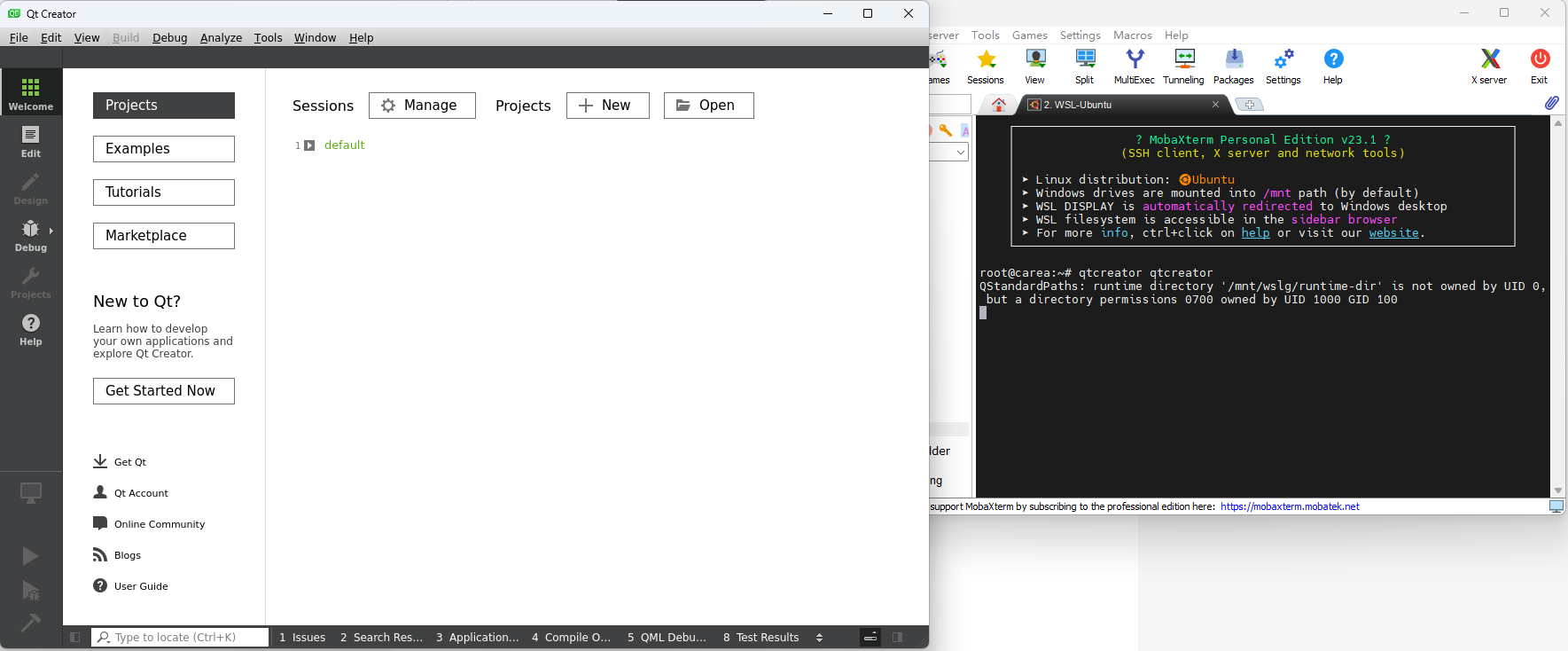 Windows Linux WSL Qt MobaXterm windows-linux-wsl-qt-mobaxterm