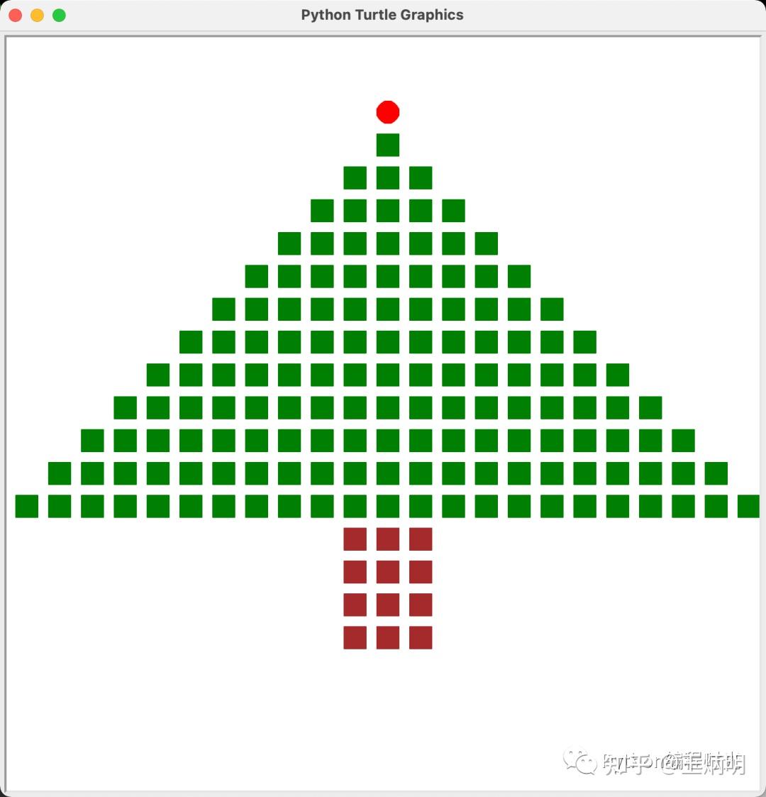 用 python 画圣诞树的三种代码示例