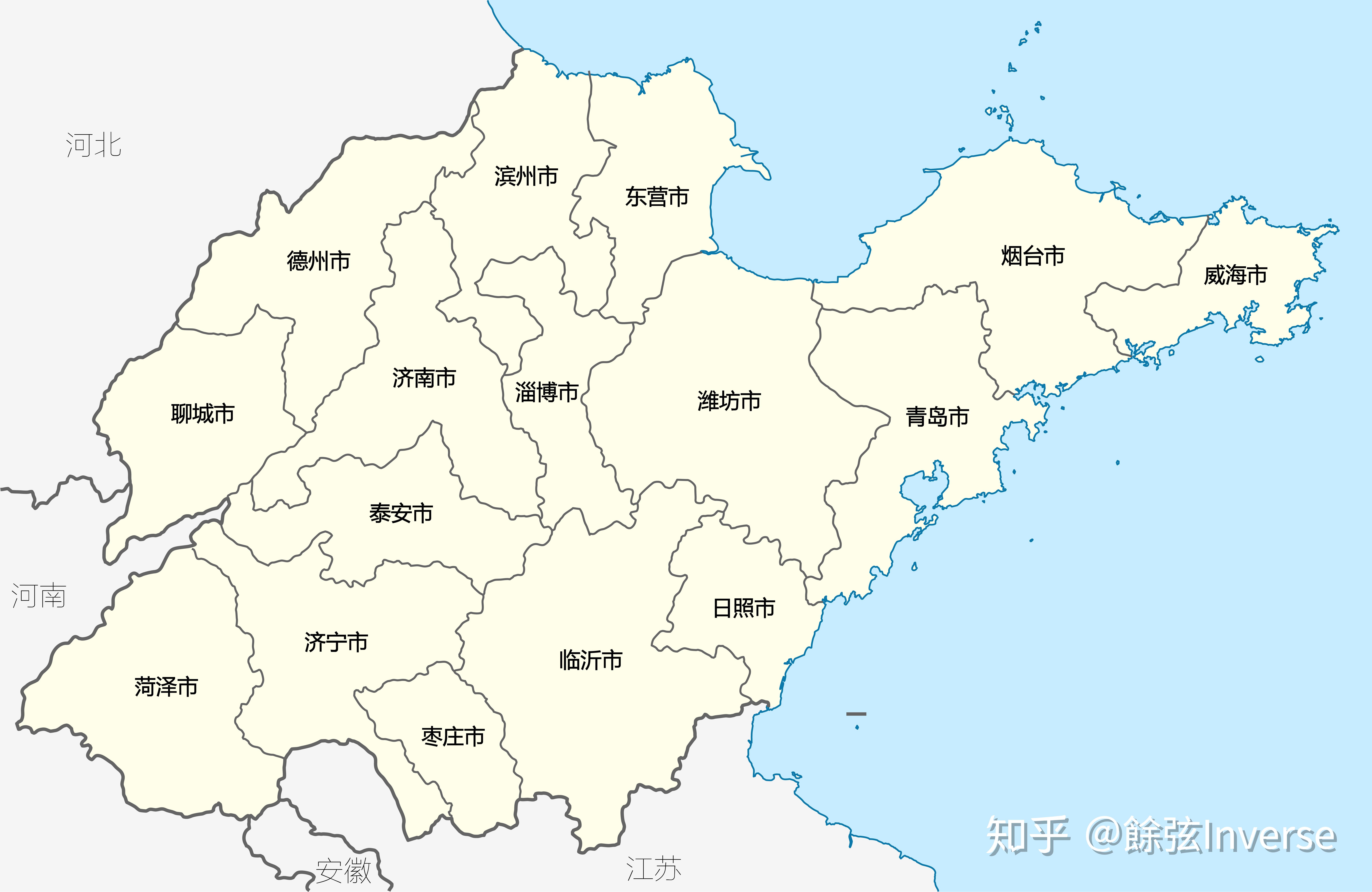 山东省地级市地图图片