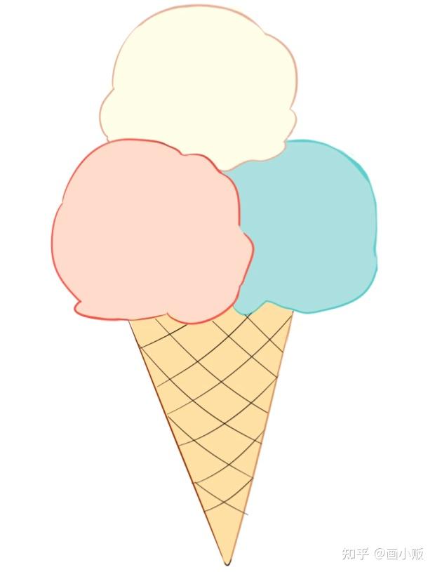 【绘画】这么好看的马卡龙冰淇淋你会画吗?