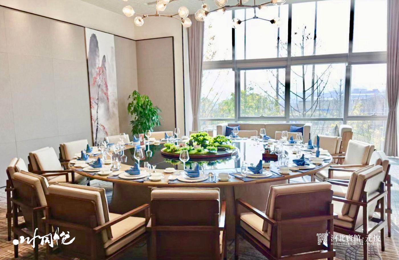 名仕汇中餐厅元悦酒店为嘉宾,媒体朋友们准备了中以农科小镇的生态