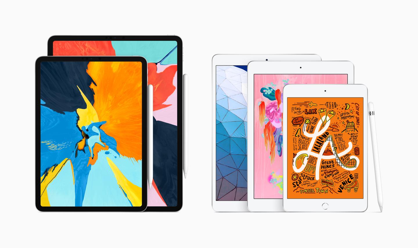 苹果新款 iPad Pro 2020 内置壁纸下载 (含手机版壁纸) - 异次元软件世界