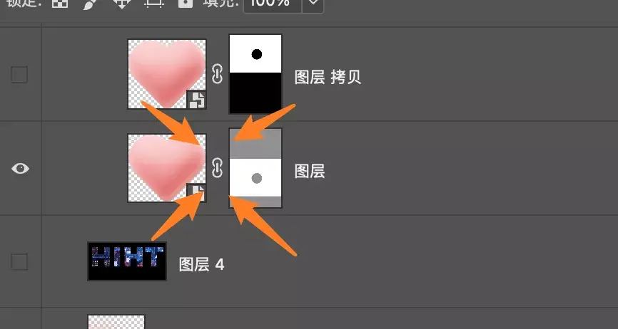 选中图层时,点击下图中所示意的图标,就可以添加图层蒙版.