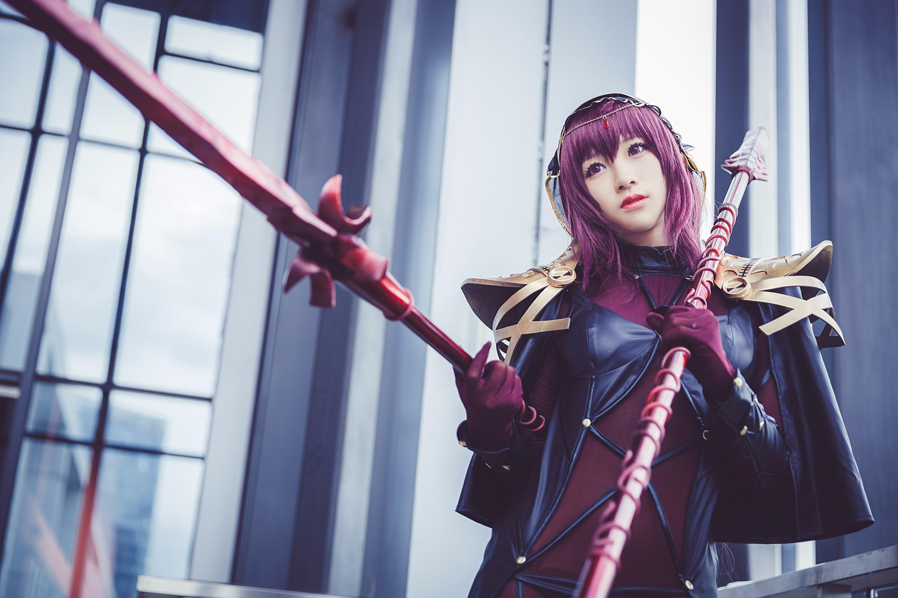 从未看过如此靓丽的女武神 cos返图 fgo 斯卡哈