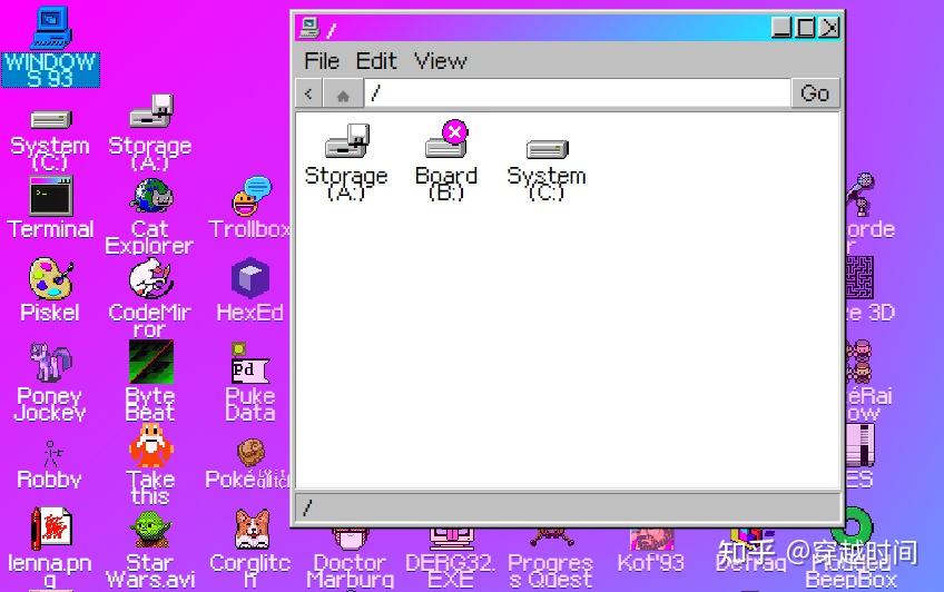 黑客开发，网页专属，你见过特效Windows 93操作系统吗？（一） - 知乎
