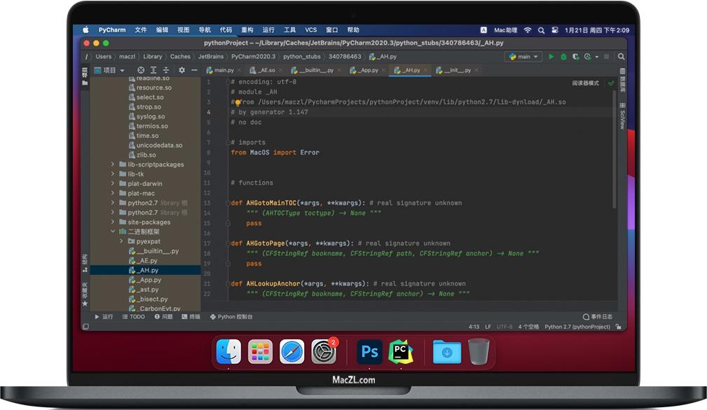 PyCharm Pro for Mac v2020.3.4 Python开发程序 中文版下载 - 知乎