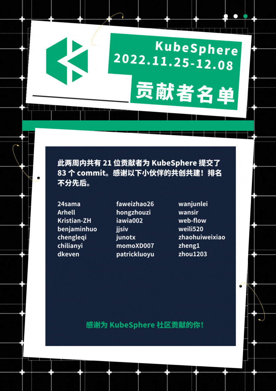 KubeSphere 社区双周报 | OpenFunction v0.8.0 发布 | 2022-12-09 - 知乎