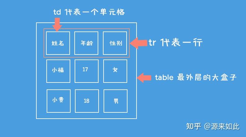 表格table - 知乎