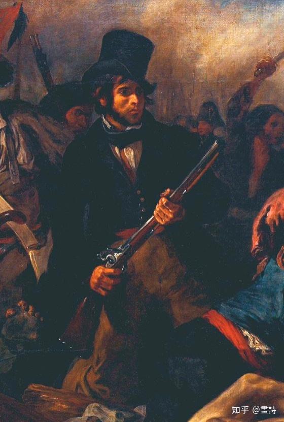 法国浪漫主义画派的德拉克洛瓦