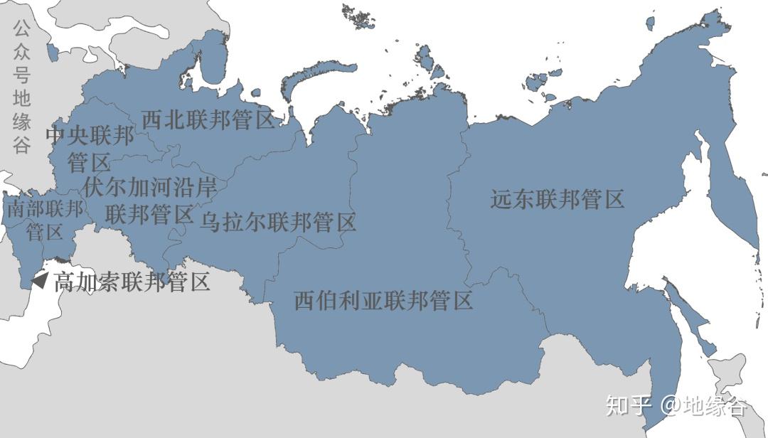 俄罗斯西部行政地图图片
