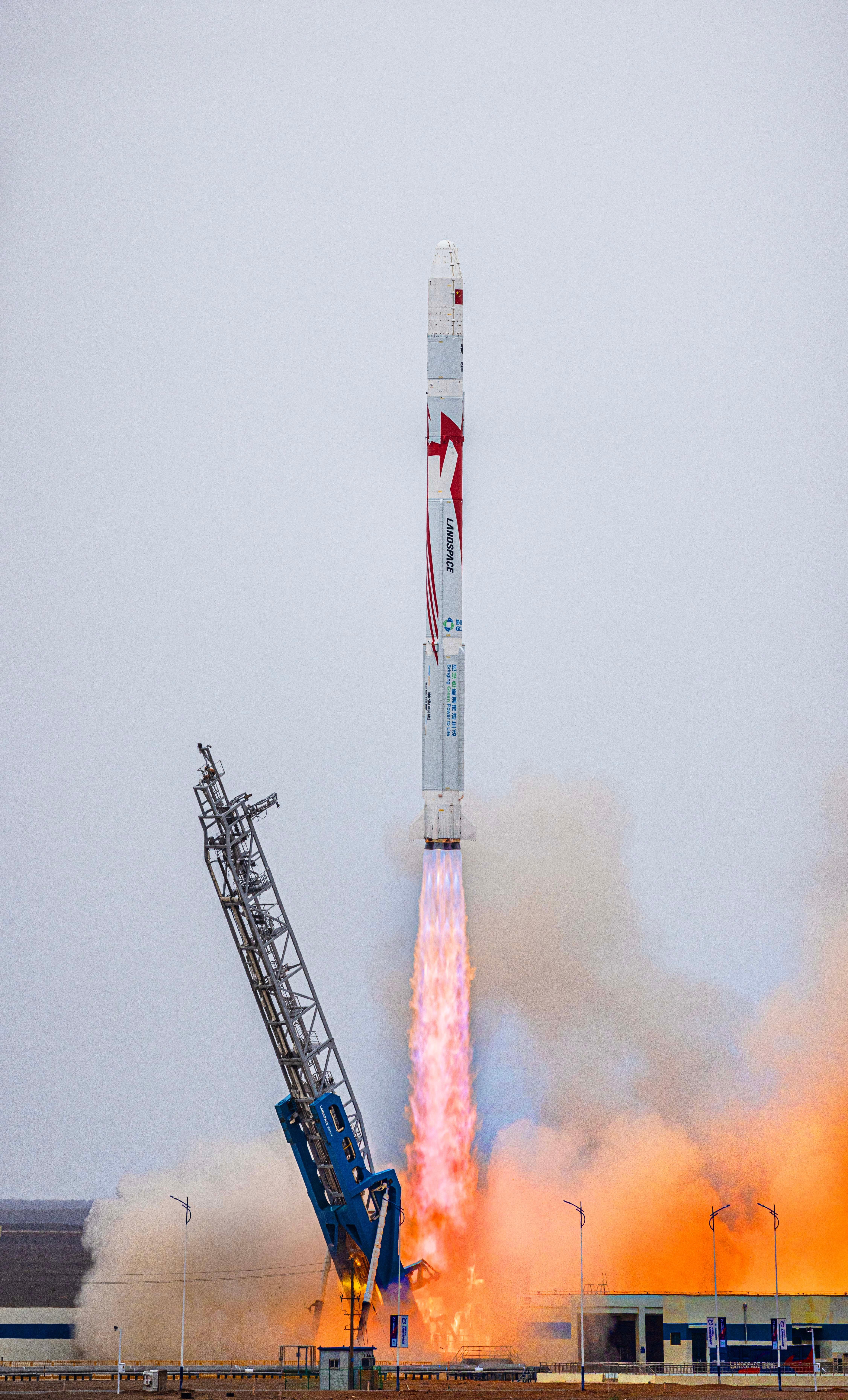 世界首型入轨甲烷火箭朱雀二号挑战2连胜!