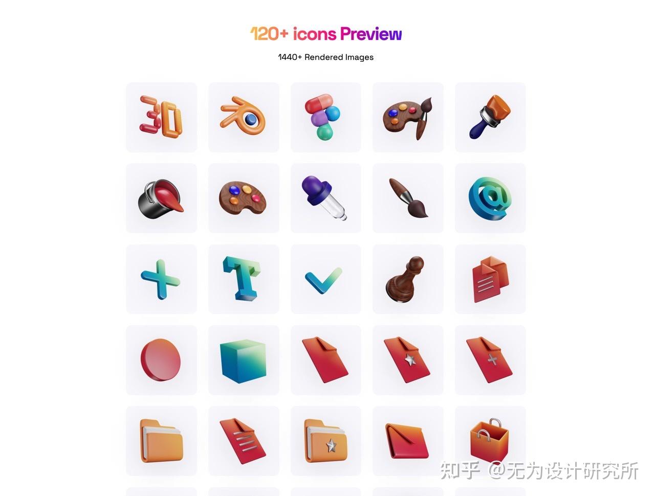 [图标推荐]一整套3D图标打包下载！免费可商用！ - 知乎