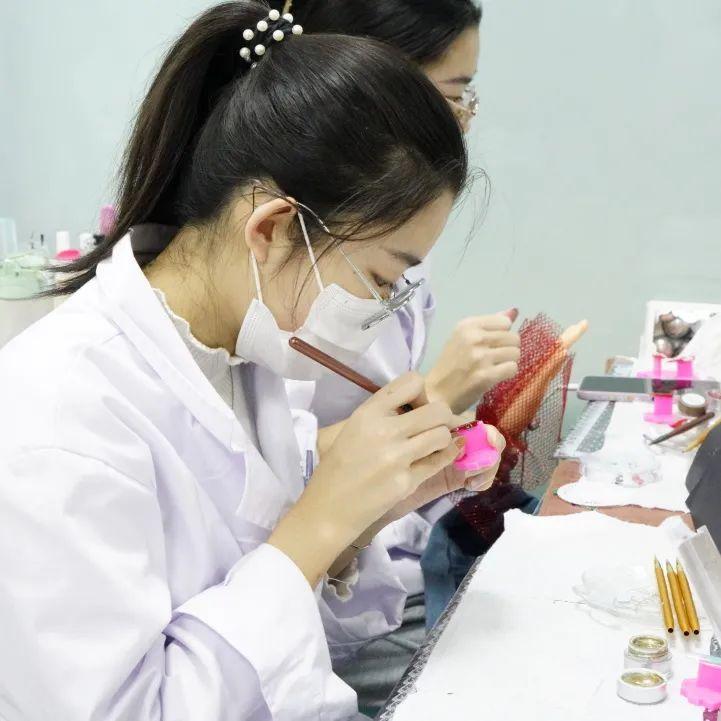 甜到心巴花都学校美甲高级班献艺七夕快来围观