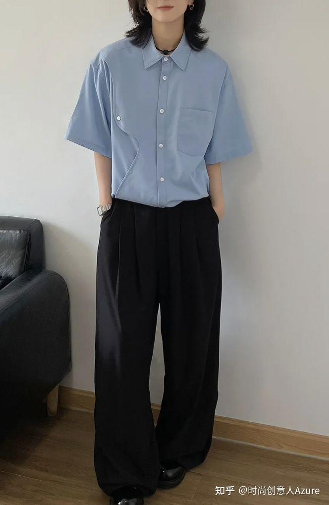 短袖衬衫,今年夏天最流行的单品简约高级很时髦!!! - 知乎