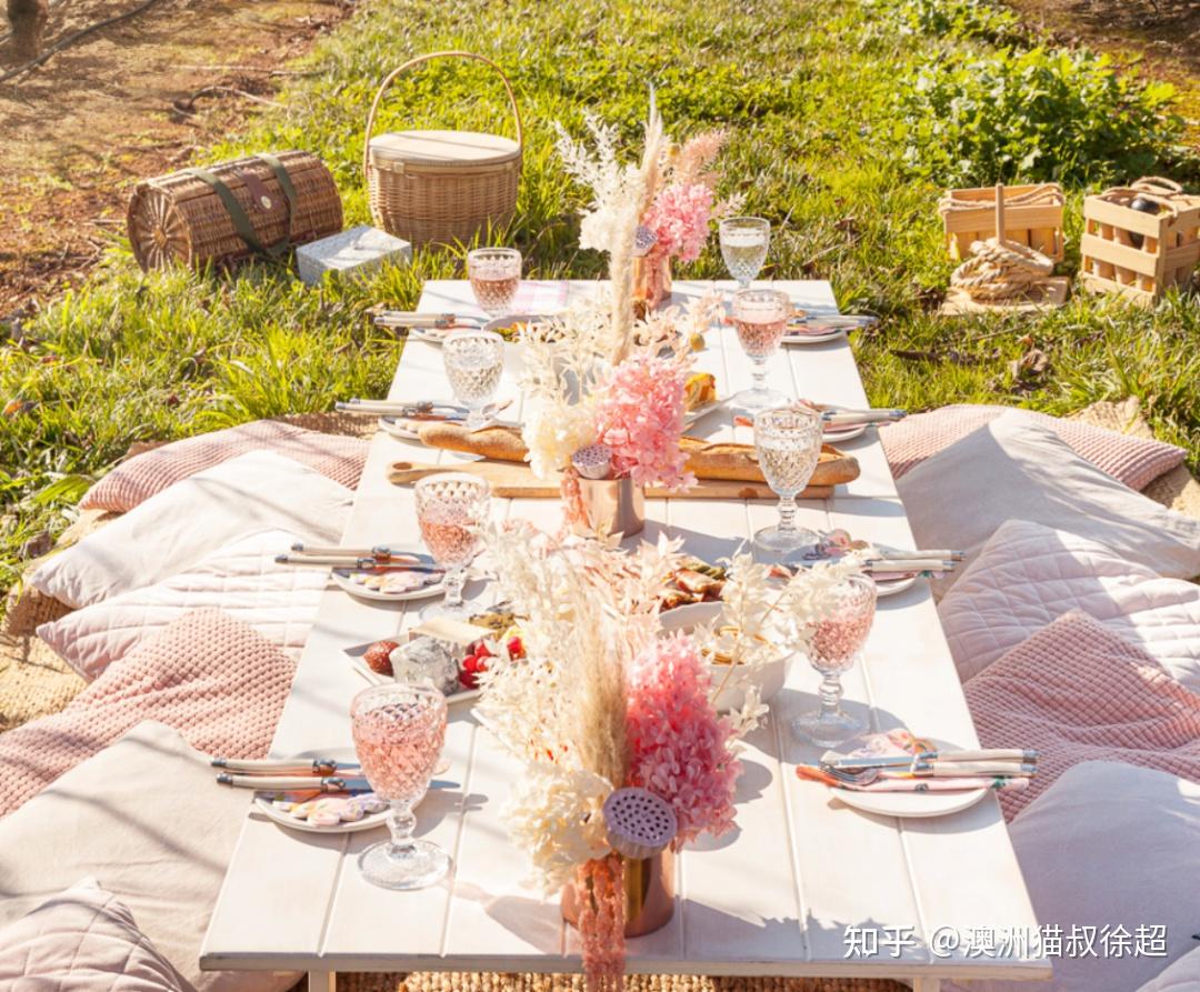 在樱花树下野餐,边聊天边晒太阳,还有比这更治愈的吗?