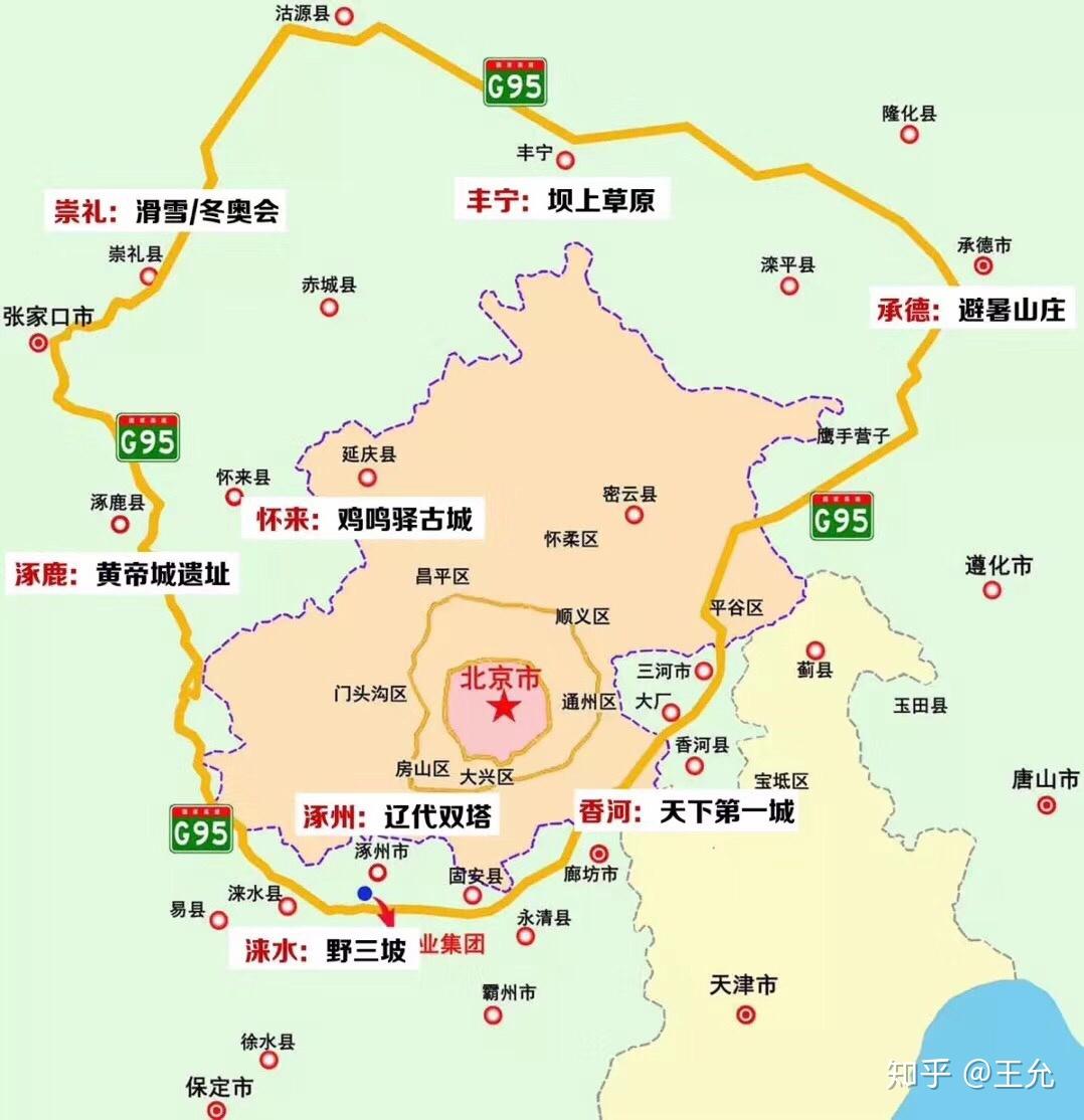 北京环线示意图图片