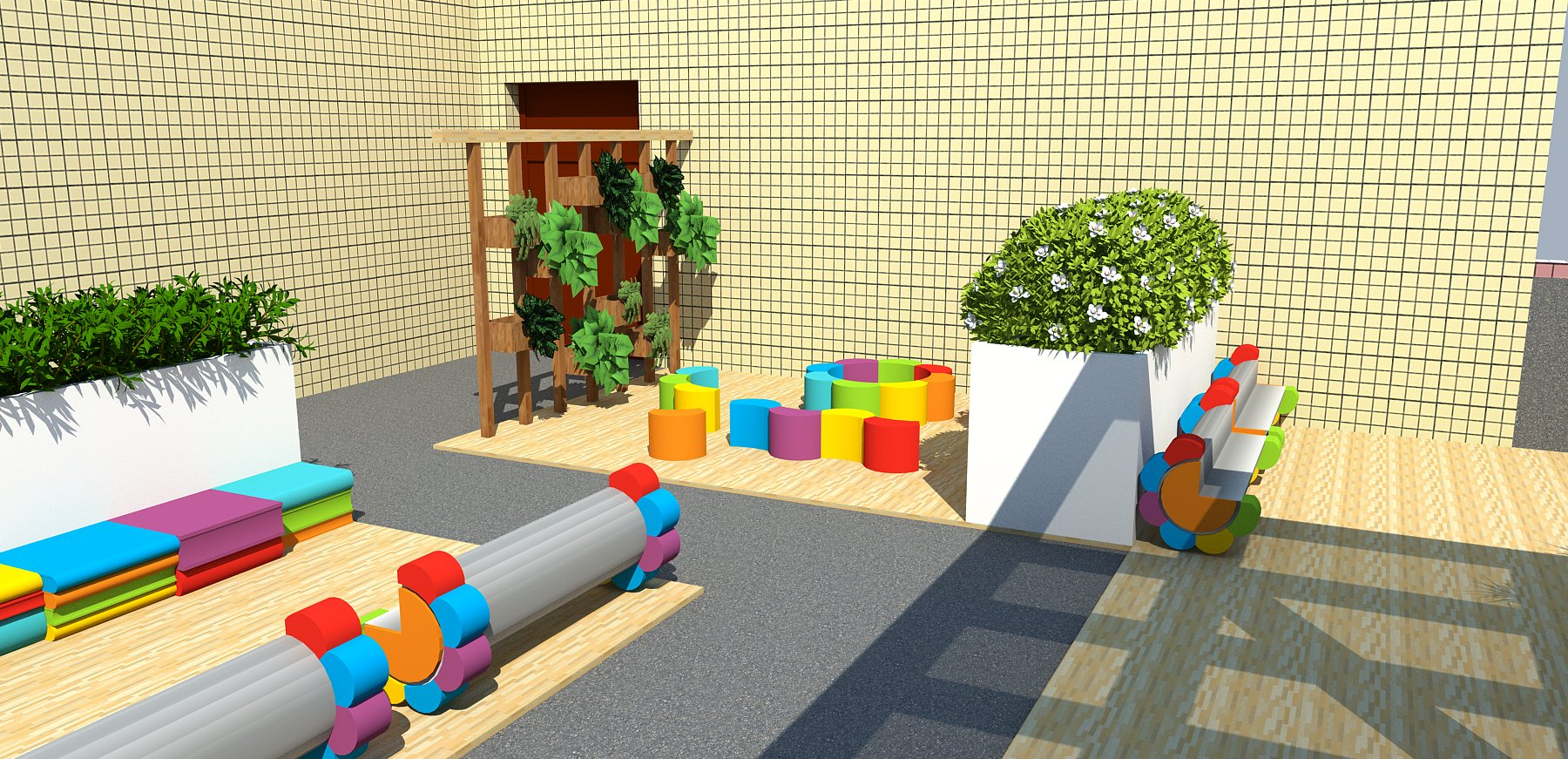 校园文化建设椅上乾坤万化之景校园户外座椅案例赏析