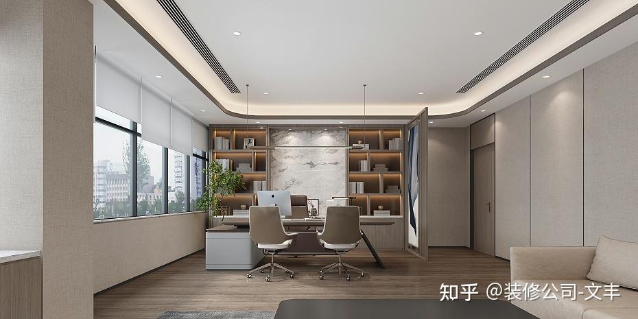 15套舒适办公室设计效果图-弹性布局,灵活多变布局 - 知乎