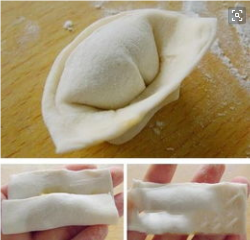 猫耳朵饺子的包法图片