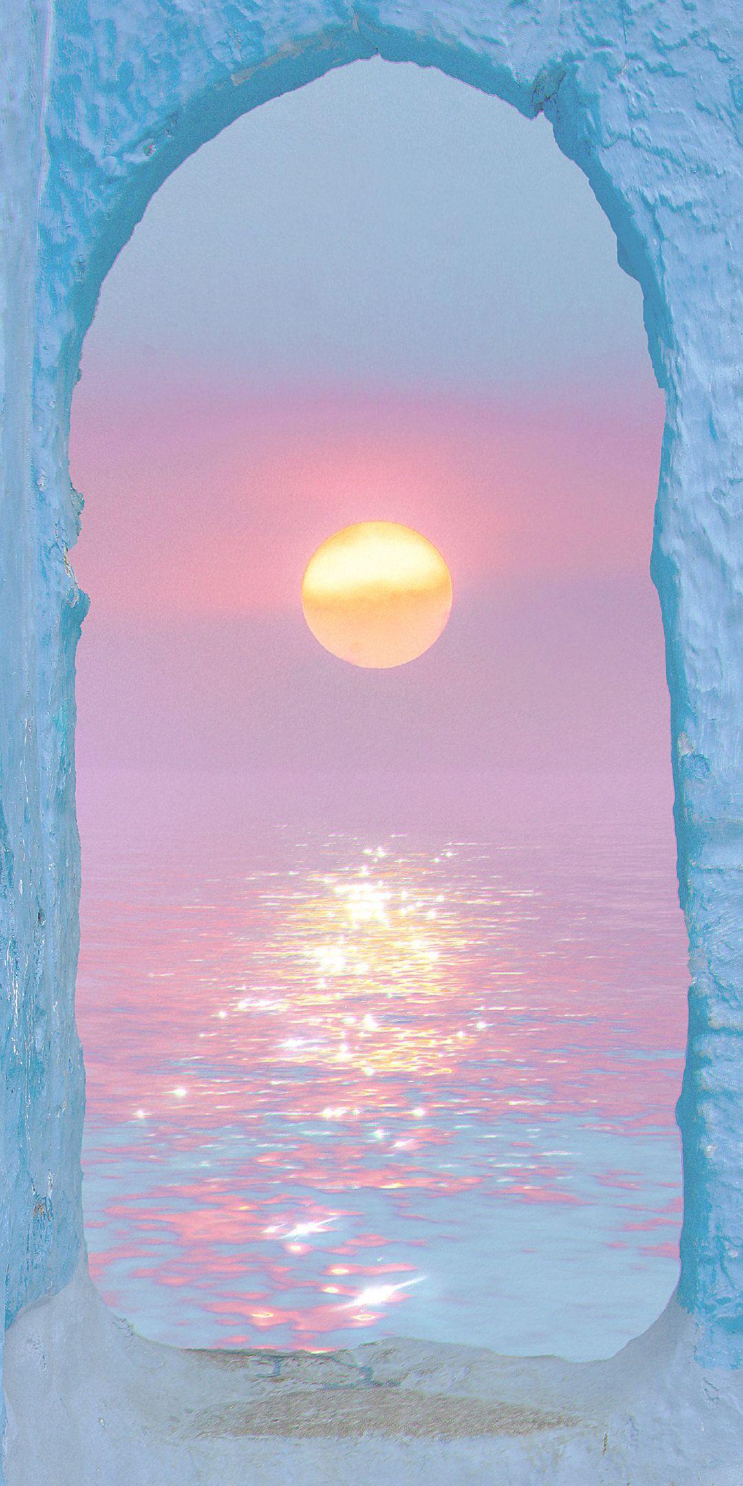 可以分享一些粉蓝配色的壁纸吗