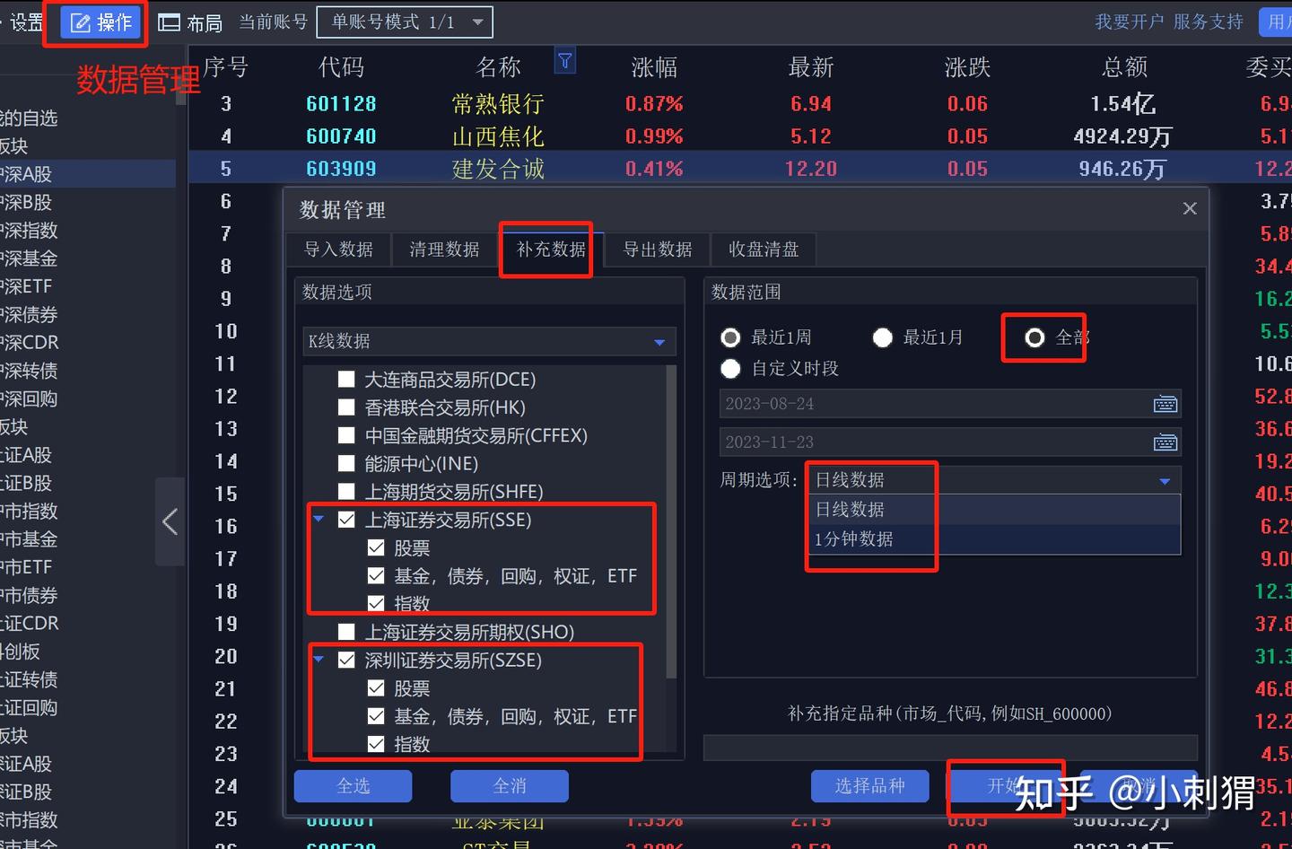 QMT量化软件回测模型使用教程- 知乎