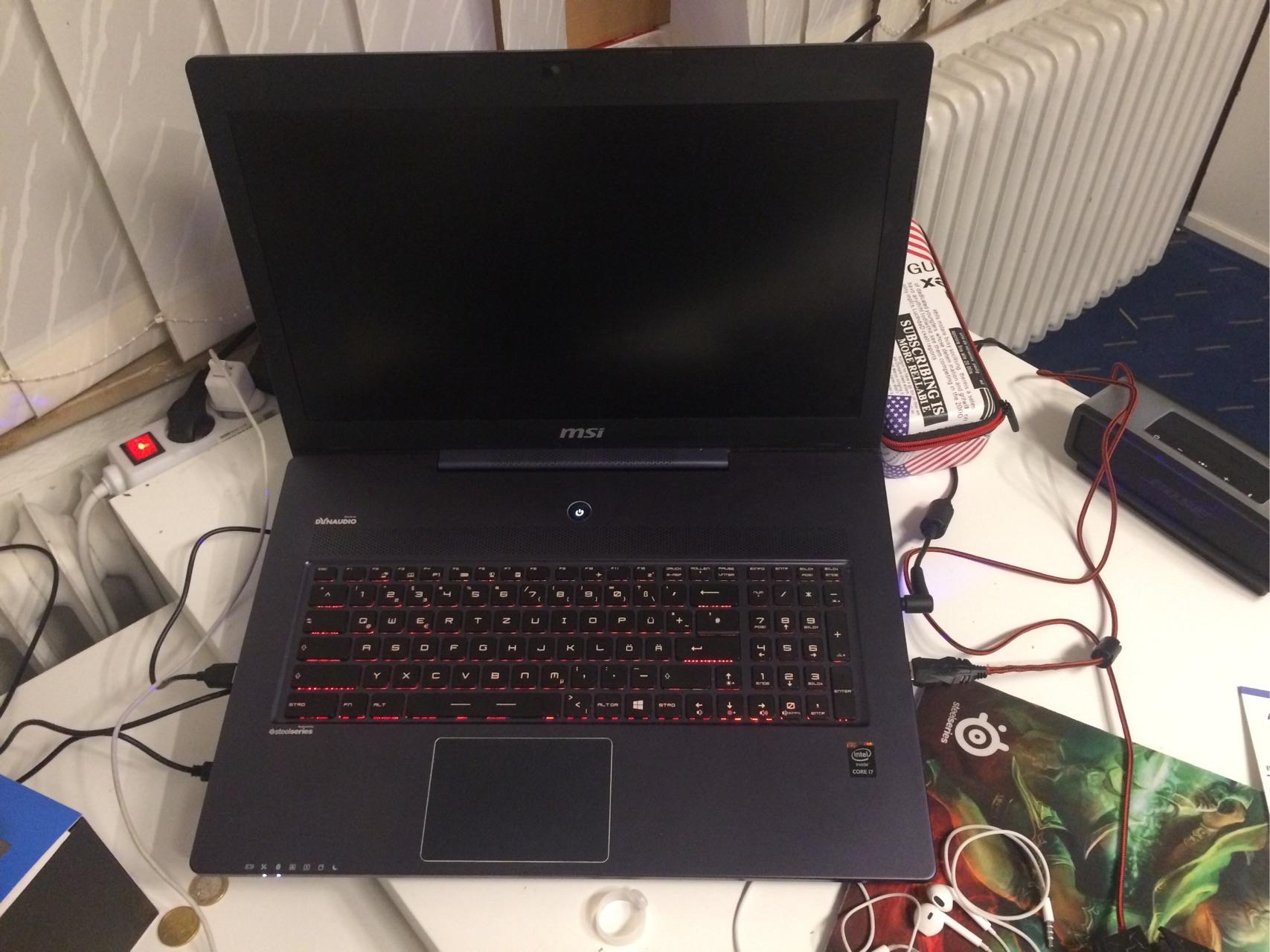 请问下我的msi笔记本关机后为为什么还会持续