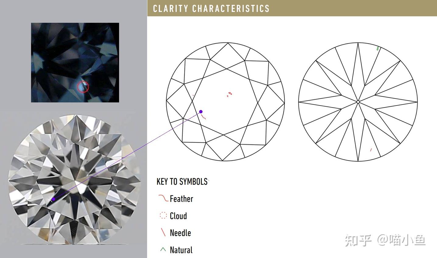 钻石内含物图解种类图片