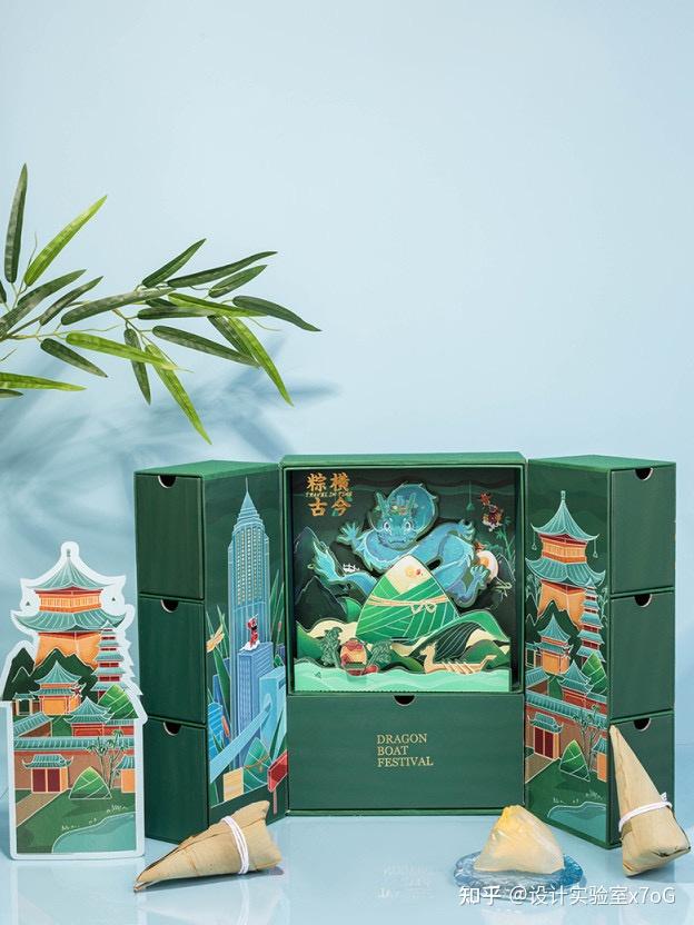 国潮风霸气端午礼盒